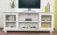 Mobile porta TV in pino massello laccato bianco | 55 x 136 x 47 cm | Design moderno e pratico