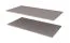 Ripiano in legno per armadio - set 2 pz, color cashmere, per armadi con larghezza: 300 cm