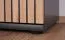 Armadio ingresso Ringerike 03 | Antracite e rovere Artisan | 203 x 120 x 32 cm | Con specchio