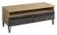 Mobile porta TV Benkovac 13 | Rovere e nero | Parzialmente massello | 49 x 116 x 50 cm