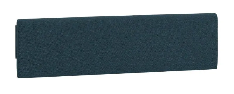 Rivestimento testata letto singolo Aegir 23/24/25 | Blu navy | 34 x 125 x 4 cm | Design Japandi