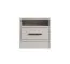 Cassettiera Hannut 17 | Color cashmere | 1 cassetto, 1 scomparto | 40 x 40 x 35 cm
