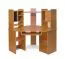 Scrivania Banjaran 08 ontano | Design moderno | 141 x 108 x 108 cm | Ampio piano d'appoggio
