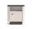 Comodino "Omaha" 07, color cashmere/rovere scuro Windmill, 1 cassetto, 1 scomparto, Sistema "Soft-Close", 50 x 35 x 55 cm