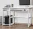 Scrivania in pino massello bianco Junco 194 | 75 x 120 x 50 cm | Design moderno e funzionale