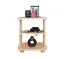 Mobile porta TV in pino massello naturale Junco 207 | Design compatto | 49 x 51 x 49 cm