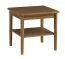 Tavolino da caffè | rovere caramello | tavolo da soggiorno | quadrato | 52 x 52 x 50 cm | 1 ripiano | semisolido | Inginele 09