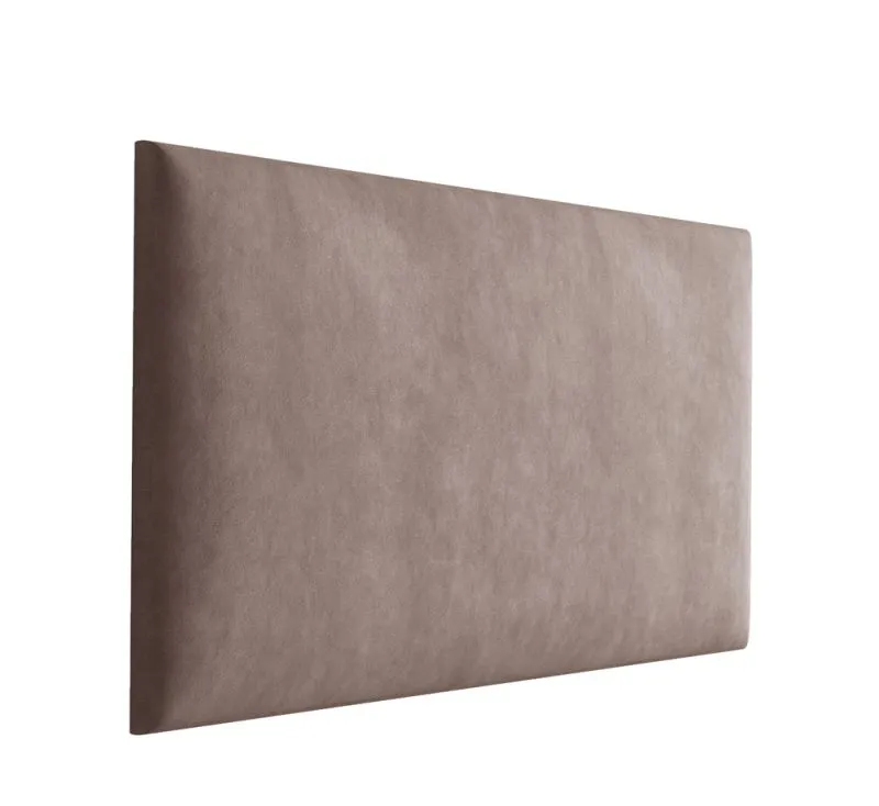 Pannelli decorativi imbottiti marrone | Set 10 pezzi | Velluto elegante | 50 x 30 cm | Facili da pulire