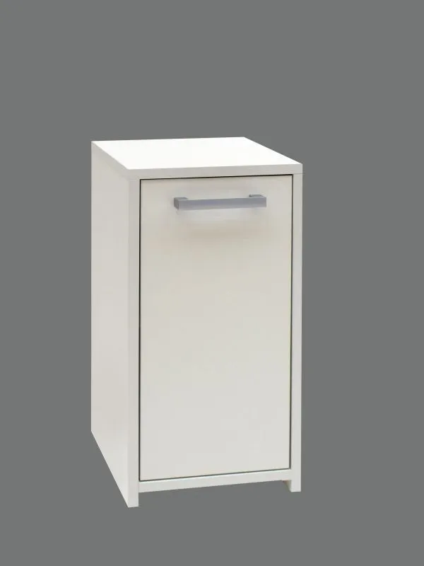 Mobiletto bagno bianco 60 x 30 x 30 cm | Design moderno | Ampio spazio | Serie Cerri 03