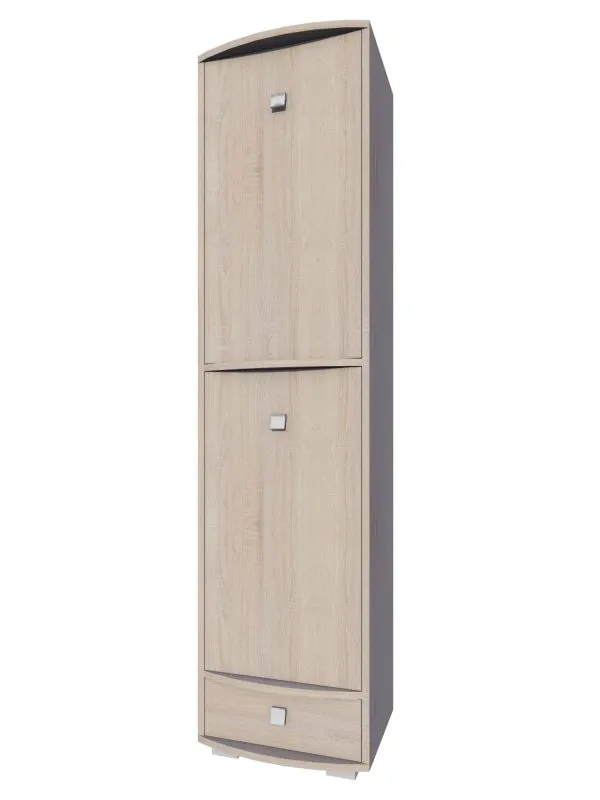 Armadio Rabaul 25 | Rovere Sonoma | 200 x 50 x 43 cm | Moderno e capiente