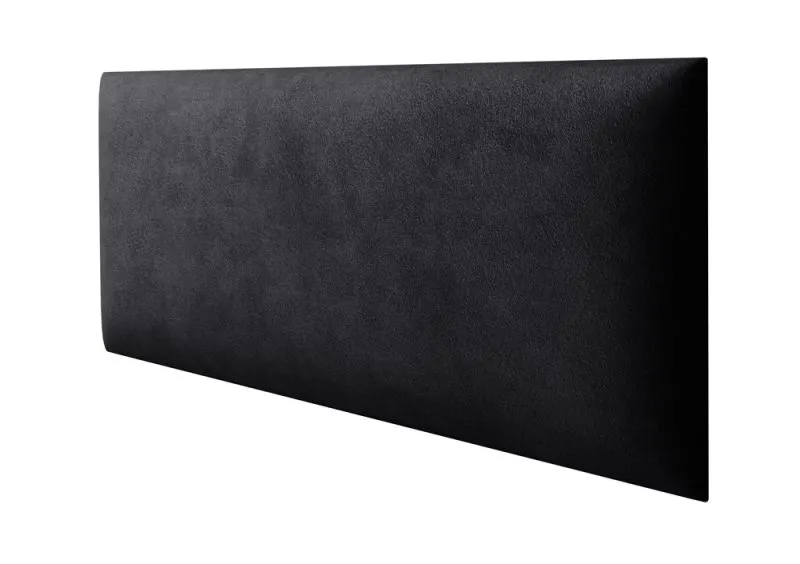 Pannelli imbottiti neri in velluto | Set 10 pezzi | 60 x 30 cm | Facili da pulire | Eleganza per pareti e panche