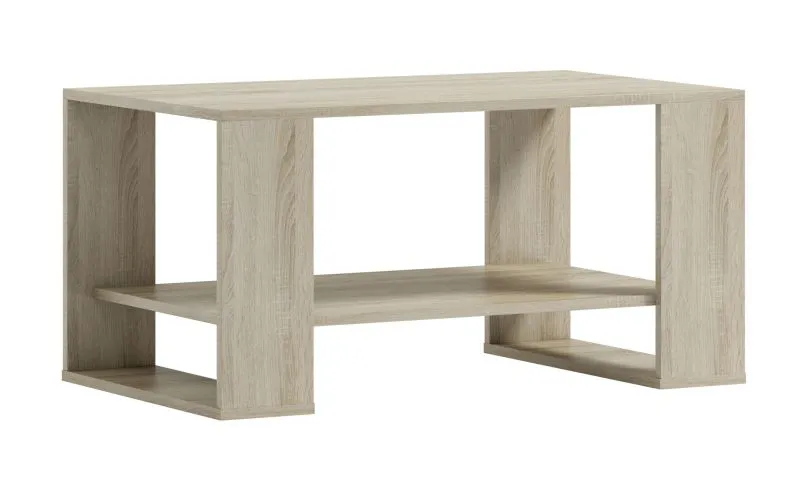 Tavolino rovere Sonoma Mandomai 03 | 1 ripiano | Gambe larghe | 50x100x60 cm | Design moderno e robusto