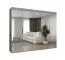 Armadio battente Korab 152 | 5 ante a specchio | Cashmere | 250 cm | Maniglie nere | Soft-Close