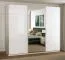Armadio scorrevole Palanka 02 | Bianco lucido | 3 ante, specchio, 2 barre appendiabiti | 7 scomparti | 224 x 262,5 x 62,5 cm