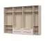 Armadio battente Neiafu 27 | Cashmere | 224 x 317 x 56 cm | 7 ante, 4 cassetti, 4 barre appendiabiti