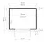 Casetta da giardino Freiberg 02 incl. pavimento, verniciata grigio chiaro - Casetta da giardino da 19 mm, superficie utile: 4,31 m², tetto a una falda