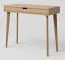 Scrivania Aurornis 64 in rovere massiccio naturale | Design moderno | 75 x 76 x 40 cm