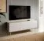 Mobile TV Cascob 01 | cashmere e rovere | 55 x 144 x 37 cm | 3 scomparti | Sistema soft close | Robusto e stabile
