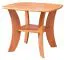Tavolino da soggiorno "Grogol" 15 | 68 x 68 x 57 cm | Colore ontano | Design moderno