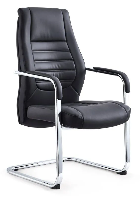 Sedia Maridi 230 | Vera pelle nera | 107 x 58 x 66 cm | Design contemporaneo