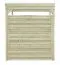 Pannello divisorio da esterno in pino impregnato a pressione | Certificazione FSC® | 180x180 cm | Verde | Acciaio inox