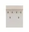 Appendiabiti Venac 06 | Rovere Artisan e Cashmere | 6 Ganci | 1 Ripiano | 83 x 66 x 19,5 cm
