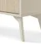 Credenza Crewe 09 beige/rovere | 3 cassetti | 2 ante | 80x158x38 cm | Stile moderno