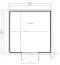 Casetta da giardino, legno grezzo, porta doppia, finestra apribile - 3,5 x 3,5 m, tetto a due falde