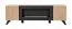 Pensile Nordkapp 01 | Rovere Hickory Jackson/Nero | Biocamino integrato | 2 luci LED | 192 x 320 x 45 cm