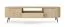 Mobile TV "Metline" 02, color rovere Cremona, 2 ante scorrevoli, 1 cassetto, bordi in ABS, funzione "push-to-open", 196 x 40 x 51 cm