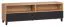 Mobile porta TV "Leoncho" 11 | Rovere e nero | 56 x 180 x 47 cm | Design moderno e funzionale