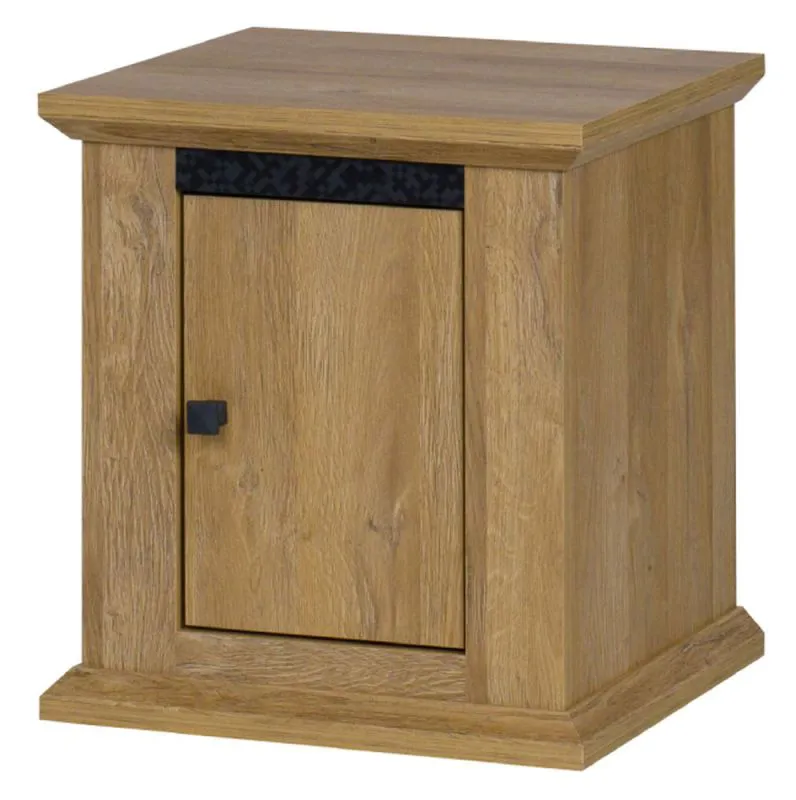 Comodino Matam 19 rovere | 48 x 45 x 40 cm | Design rustico ed elegante | Alta qualità e praticità