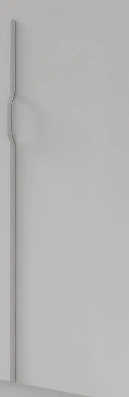Maniglie in metallo per armadio Edegem 02 | Colore: Grigio