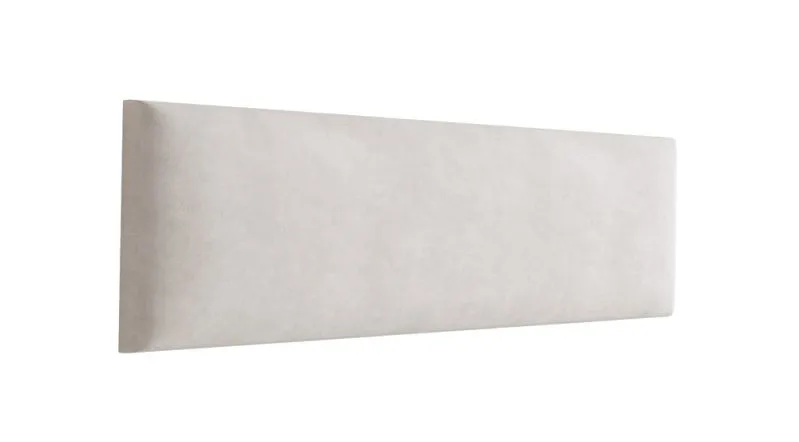 Pannelli imbottiti beige | Set 10 pezzi | Velluto resistente | 40 x 15 cm | Facili da pulire