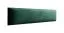 Pannelli imbottiti in velluto verde scuro | Set da 10 pezzi | 38 x 15 cm | Eleganza per pareti e panche