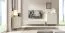 Credenza moderna cashmere | 2 ante push to open | 6 scomparti | Gambe in metallo | 123 x 98,5 x 39,5 cm