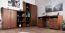 Scaffale 13 ripiani Mojokerto | Noce/Nero | 194 x 60 x 39 cm | Design moderno e versatile