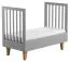 Lettino per bambini Rilind 06 | Grigio e rovere | 70 x 140 cm | Design moderno e robusto