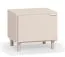Comodino "Tacuarembo" 33 beige | 2 scomparti | 1 anta battente | Sistema Soft-Close | 45 x 40 x 39 cm