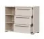 Cassettiera Neiafu 94 | Color cashmere | 85 x 107 x 45 cm | 1 anta, 3 cassetti, 2 ripiani | Sistema Soft-Close