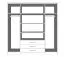 Armadio battente Kopaonik 05 | Bianco con specchio | 4 ante, 3 cassetti, 6 scomparti | 59 x 200 x 207 cm