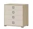 Cameretta - Cassettiera "Benjamin" 06, faggio / crema - 89 x 84 x 56 cm (h x l x p)