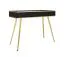 Soggiorno moderno 3 pezzi nero e oro | Sistema push to open | Set F "Horsham" | Madie e consolle