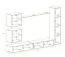 Pensile moderno Balestrand 274 nero | 180 x 280 x 40 cm | Apertura push-to-open