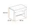 Mobile ingresso 3 pezzi Sviland | Rovere Wellington/bianco | Armadio, scarpiera con seduta, appendiabiti 4 ganci