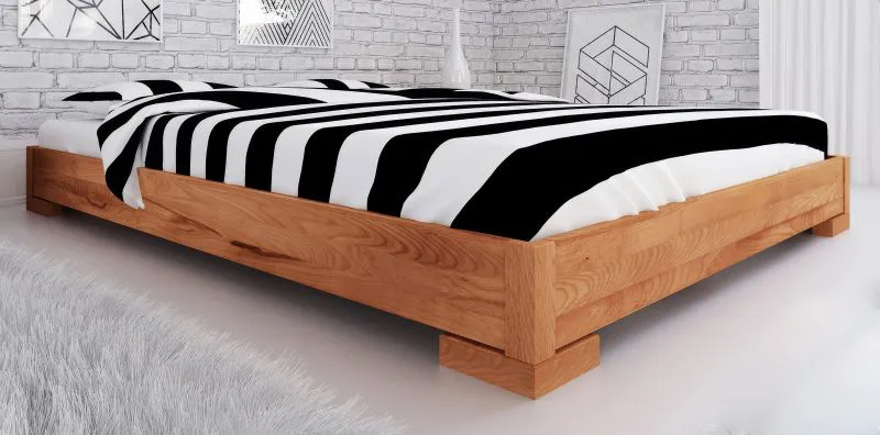 Letto francese Kapiti 10 | Faggio massello oliato | 140 x 200 cm | Design elegante