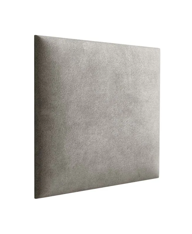 Pannelli imbottiti in velluto grigio | Set 10 pezzi | 38 x 40 cm | Eleganza e protezione per pareti e panche