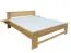 Letto francese faggio massello naturale 110A | Rete a doghe inclusa | 140 x 200 cm | Design moderno