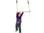 Trapezio da ginnastica in legno con corda regolabile | Larghezza 58 cm | Conforme EN 71