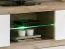 Luce LED per vetrina | 2 strisce luminose | Alimentatore incluso | Finitura nera